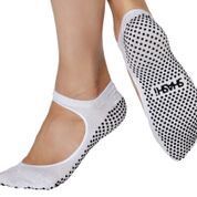 Sweet Regular Toe Sock Metallic White