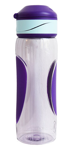 Quokka water bottle Splash Aqua violet